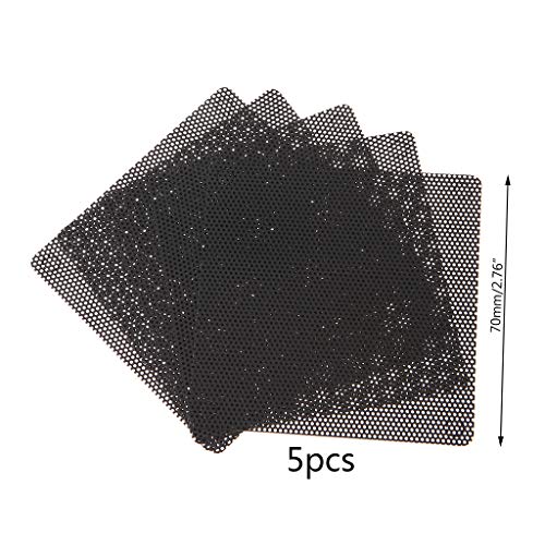MULAIDI 5 Stück PVC Lüfter Staubfilter PC Staubdicht Für Gehäuse Schneidbar Computer 70 Mm Netz Schwarz Adapterkabel Stecker Expander Splitter Kabel Lüfter Konverter Controller Karte Modul MULAIDI 5 Stück PVC Lüfter Staubfilter PC Staubdicht Für Gehäuse Schneidbar Computer 70 Mm Netz Schwarz Adapterkabel Stecker Expander Splitter Kabel Lüfter Konverter Controller Karte Modul von MULAIDI