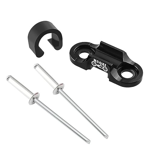 MULAIDI Bremsschiebungen Kabelbasis Schnalle Clip Teil Kabelführung Kabelclip Fahrräder Aluminiumlegierung Kabelführungshaken Bremskabel Führung Kabelführungen Haken Bremsen Schaltungen Kabelbasis von MULAIDI