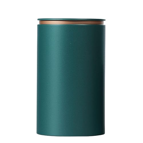 MULAIDI Einzigartige Tee-Aufbewahrungsdose aus Metall, Elegant-Industriell, Teedose, Medium, Rund, Metall, Lebensmittelecht, 15 x 9 x 9 cm, Tee, Geschenkbox MULAIDI Einzigartige Tee-Aufbewahrungsdose aus Metall, Elegant-Industriell, Teedose, Medium, Rund, Metall, Lebensmittelecht, 15 x 9 x 9 cm, Tee, Geschenkbox von MULAIDI
