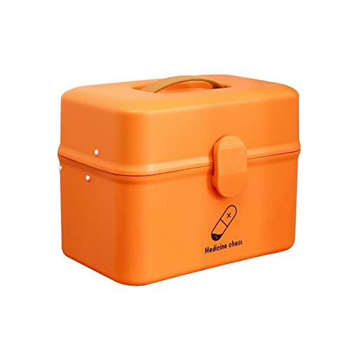 MULAIDI Mehrschichtige Aufbewahrungsbox Große Kapazität Familie Medizin Box für Haushalt Komplettes Set von Notfällen Medizin Aufbewahrung Kleiner Medizinschrank Kit Medikamentenbehälter von MULAIDI