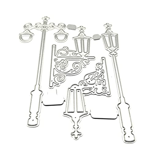 Transparente Stempel für Straßenlaternen, Prägung, DIY-Druck, Karbonstahl, für Kartenherstellung und Scrapbooking, Kartenform von MULAIDI