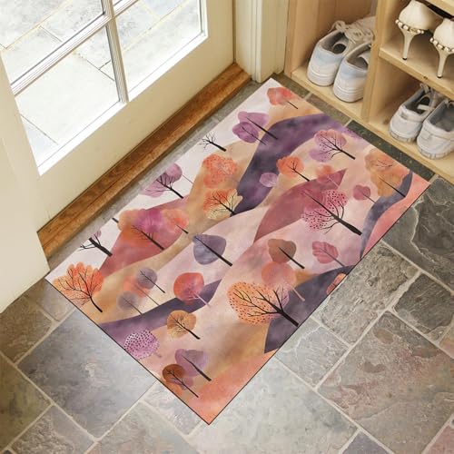 MULERN Eingang Fußmatte 60X90Cm - Innen Und Außen Waschbar Fussmatt, Wasserdicht Türmatte, Hügelschössling Rutschfester Schmutzfänger Teppich Für Eingang, Haustür, Patio, Flur, Garten von MULERN