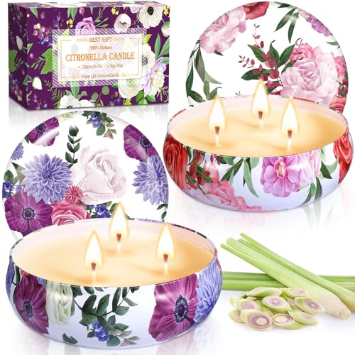 MULEVIP Citronella Kerze 2 Pcs Citronella Kerzen Duftkerzen Set Citronella Kerze Outdoor, Duftkerze Groß,12.5 oz Citronella-Kerze Natürliche Sojawachskerzen,für Muttertag,Geburtstag,Hochzeit MULEVIP Citronella Kerze 2 Pcs Citronella Kerzen Duftkerzen Set Citronella Kerze Outdoor, Duftkerze Groß,12.5 oz Citronella-Kerze Natürliche Sojawachskerzen,für Muttertag,Geburtstag,Hochzeit von MULEVIP