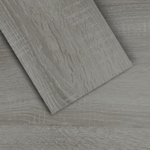 MULGREAT Vinyl-Bodenbelag selbstklebende Dielen PVC-Bodenbelag selbstklebend langlebige Holzmaserung Dielen für Schlafzimmer, Küche, Wohnzimmer -Dicke 1,5 mm - 2,23m² / 16 Dielen von MULGREAT