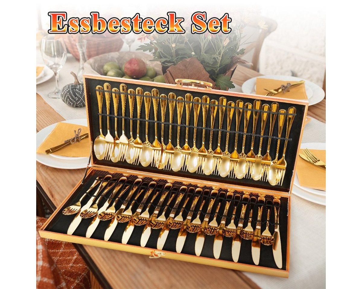 MULISOFT Besteck-Set (60-tlg), 12 Personen, Edelstahl, Besteckset aus lebensmittelechtem Edelstahl, 60 teilig für 12 Personen von MULISOFT