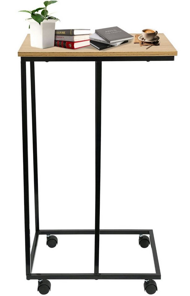 MULISOFT Couchtisch 2er Set Wohnzimmertisch mit Schublade (Metallmaterial, rund Tischplatte aus Rauchglas and Marmor), Kaffeetisch Satztisch Sofatisch von MULISOFT