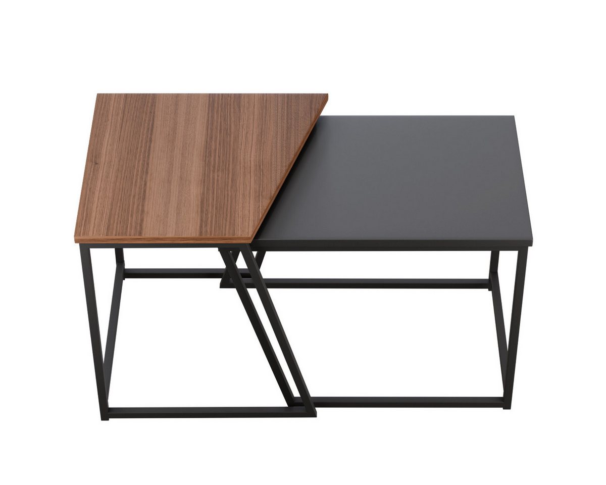 Simloveve Satztisch Couchtisch Beistelltisch Kaffeetisch 2er Set Simloveve Satztisch Couchtisch Beistelltisch Kaffeetisch 2er Set von Simloveve
