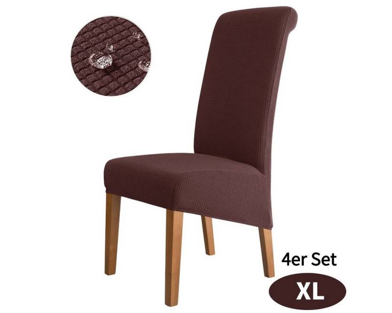 Simloveve Sitzflächenhusse Universal Stuhlbezug Stretch Stuhl hussen Hochwertiger Stretchstoff, Stretch-Stuhlhussen, abnehmbar, waschbar,4er-set von Simloveve