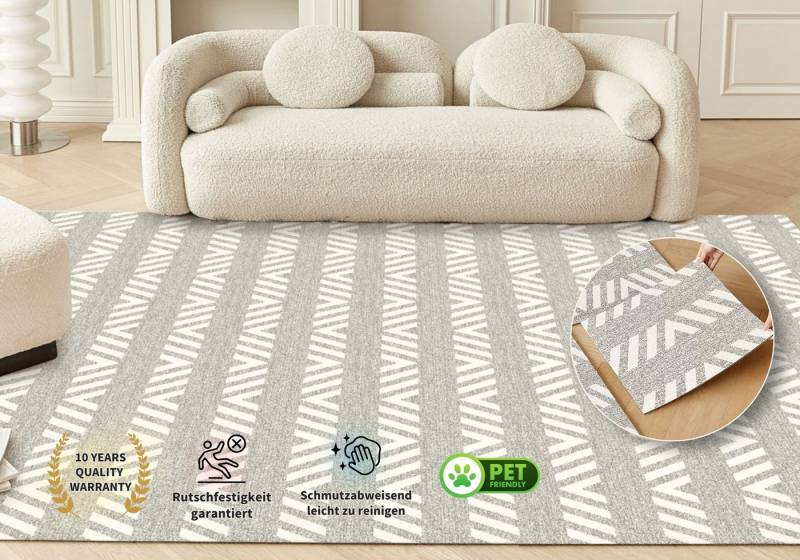 Simloveve Teppich Premium-Abnehmbare Teppichfliesen, 12 Stück, Länge 160cm×Breite 120cm, Höhe: 9 mm, umweltfreundliches Material,Extrem Rutschfest,Langlebigkeit von Simloveve