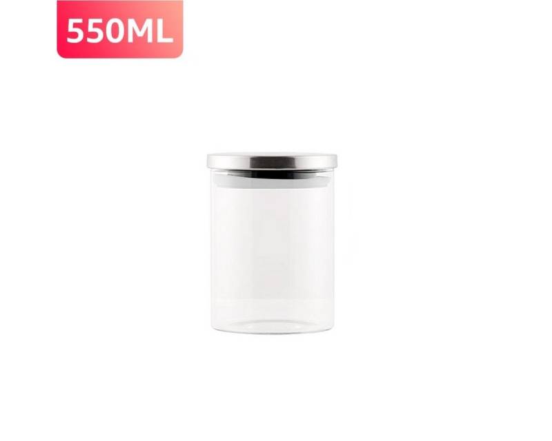Simloveve Vorratsglas, Glas, 5er set Vorratsgläser mit Deckel, Optional Größe von Simloveve