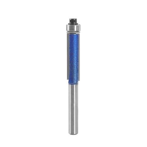 1/4pc Flush Trim Bit Router Bit Hartmetall Cutter Legierung Wolfram Holzbearbeitung Fräser for Holz Bit Gesicht mühle Werkzeuge(6x12.7) von MULONGOR