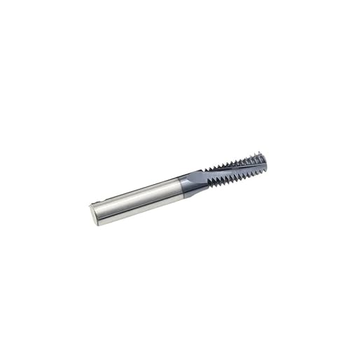 1/5/10 Stück M3-12 Einzel-, beschichteter, dreibeschichteter Hartmetall-Gewindefräser Einzelzahn Drei Zähne Vollgewinde(10pcs Single Coated,M3.5x0.6) von MULONGOR