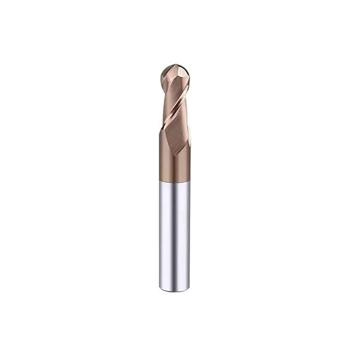 1/5/10 Stück R0.5-R2.5 HRC55 Kugelkopffräser Hartmetallfräser Fräser for die Metallbearbeitung CNC-Drehmaschinen Werkzeuge aus Wolframstahl(1pc HRC55,R4xD8x60L) von MULONGOR