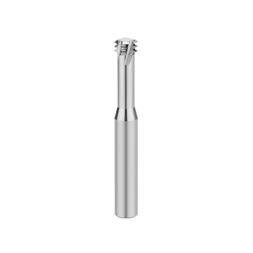 1 STÜCK Einzel-/Drei-/Vollgewindefräser aus Hartmetall Einzelzahn Dreizahn Vollgewinde CNC-Bearbeitungszentrum Aluminiumfräser(Three Uncoated,M3.5x0.6) von MULONGOR