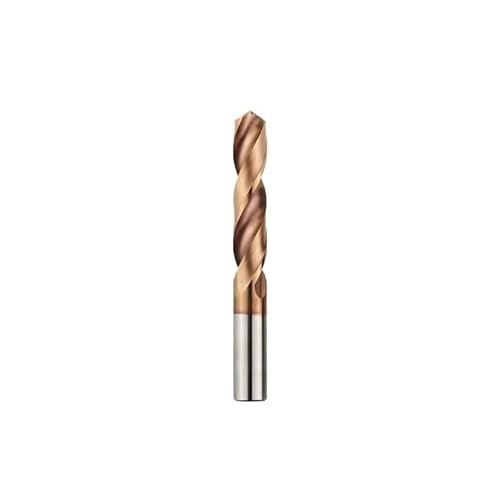 1 Stück 8,0–12,9 mm Legierung 3D-Bohrer Wolframstahl Superharter Edelstahl-Spiralbohrer Gerader Griff Solide Intervallbronze for CNC-Metall 100 mm(9.6x100) von MULONGOR
