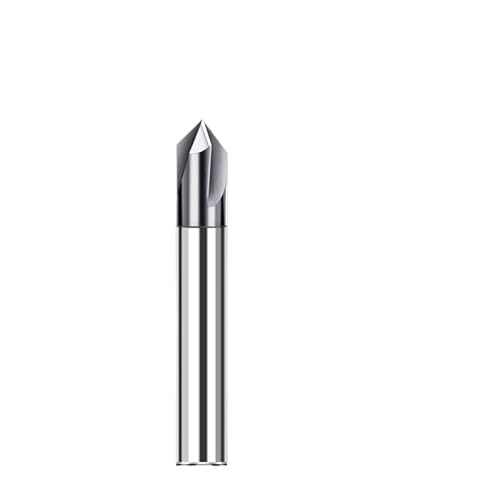 1 stück 1-20mm Fasenfräser 90 60 Grad 3-Flötenfräser Fasenwerkzeuge Hartmetall Verlängern Aluminium CNC-Maschine Fräser(For Steel,D4XR60X50LX3F) von MULONGOR