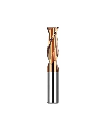 1 stück D0.5-d18 Hartmetall-schaftfräser Schneidwerkzeug for CNC-bearbeitung Legierungsbeschichtung Flachmetallfräser 2/4 Flöten Wolframstahlfräser(1pc HRC65 2F,D4xD4x50L) von MULONGOR