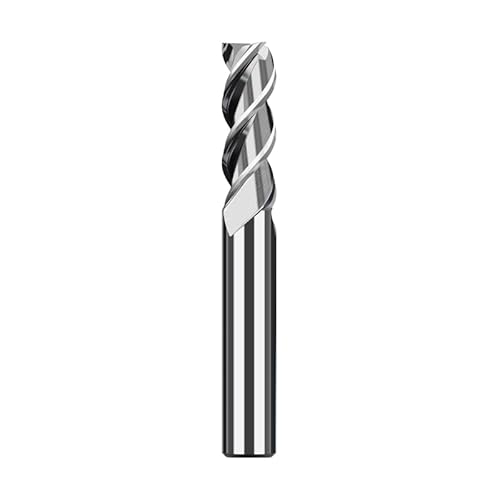 1 stück D0.5-d20 3 Flöten Hartmetall-fräser HRC45 Wolfram-schaftfräser CNC-Werkzeug for CNC-Werkzeuge Vollhartmetall-Aluminium-Verbundplatte(D6xD6x150L) von MULONGOR