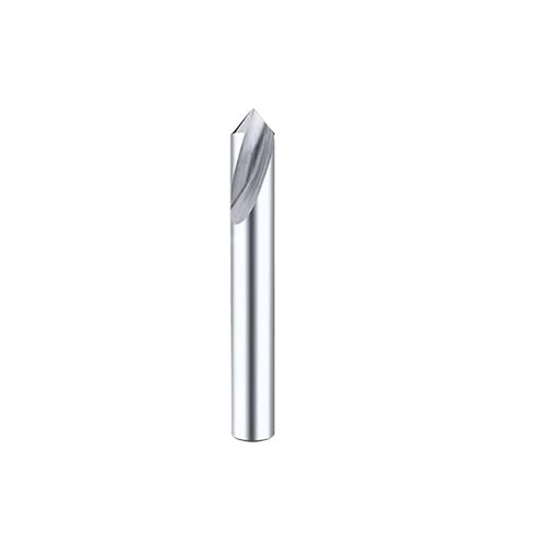 1 stück D3-D20 Hartmetall-Anbohrer 60 90 120 Grad CNC Anfasen Bohren Guide Wolfram Stahl(Uncoated 90 Degree,D4x100L) von MULONGOR