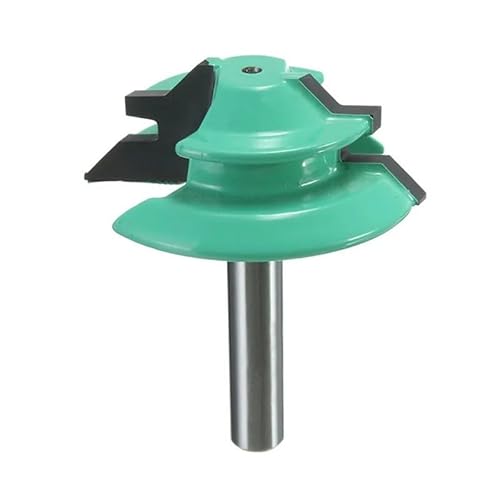 1PC 1/4 6,35 MM Schaft Fräser Holz Carving 45 Grad Schloss Gehrung Router Bit 1-1/2" durchmesser Holz Cutter for Holzbearbeitung von MULONGOR