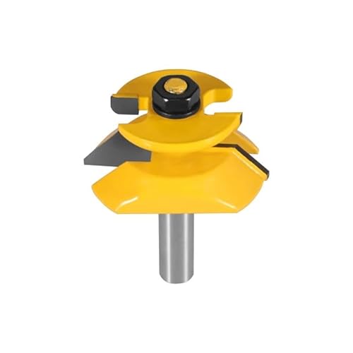 1PC 12MM 12,7 MM Schaft Erhöhten Panel Bit Mit Zurück Cutter Router Bit Holz Fräser for Holz bit Gesicht Mühle(12.7x63.5x27.75) von MULONGOR