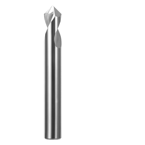 1PC 3-12mm 60 120 90 Grad Zentrum Bohrer Wolfram Hartmetall Punkt Zentrierung Positionierung 45 Grad winkel Werkzeug Fase Ende Mühle(Aluminum,D8xR120x60L) von MULONGOR