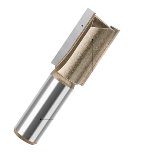 1pc 1/2 In Schaft Gerade Bit Holzbearbeitung Werkzeug Einzigen Doppel Flöte Router Bit Hartmetall Fräser Trimmen Cutter(30mm) von MULONGOR