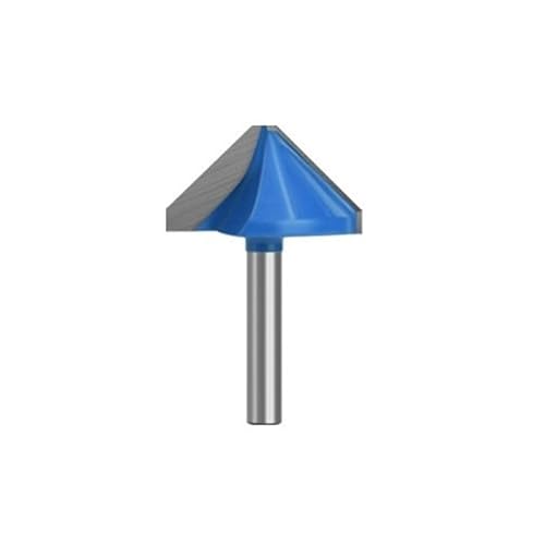 1pc 6mm Schaft 60 90 120 150 Grad V Typ Schlitzen Cutter Bit CNC Gravur Solide Router bit Hartmetall Fräser(6x13x90 Degree) von MULONGOR