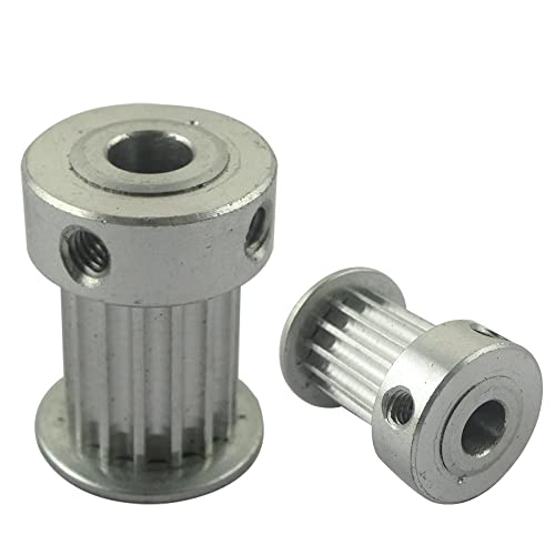 2 STÜCKE 16 Zähne 3 M Zahnriemenscheibe Bohrung 4 mm/5 mm/6 mm/6,35 mm Passbreite 15 mm HTD3M Riemen 16THTD3M Riemenscheibe CNC-Graviermaschine(6mm) von MULONGOR