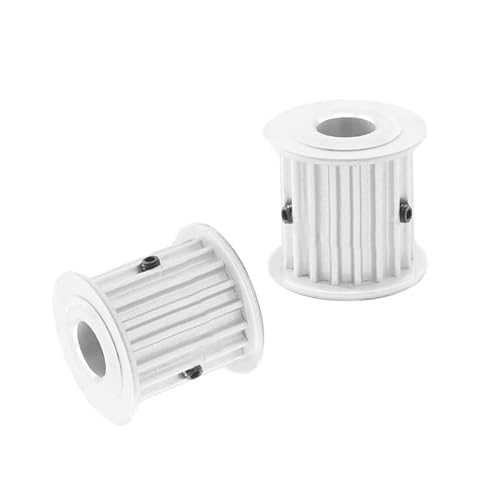 2 STÜCKE Zahnriemenscheibe S5M 12T 5/6/6,35/8/10 mm Innenbohrung S5M Typ Zahnriemenscheibe 11/17/22/27 mm Breite Übertragungsriemenscheibe(8mm,27mm) von MULONGOR