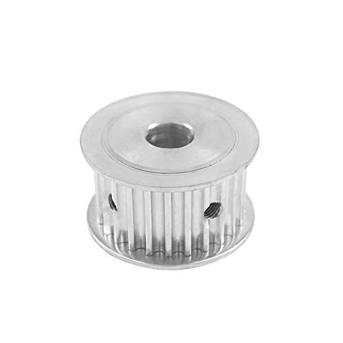 5M 25T Zahnriemenscheibe 6/6.35/8/10/20/25mm Bohrung Aluminium Riemenscheibe 21mm Breite Motor Riemenscheibe for 3D Drucker(5mm) von MULONGOR
