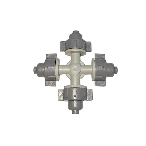 MULONGOR 1Pc Garten Rasen Pflanze Spray Kreuz Zerstäubung Düse Staub Entfernung Und Kühlung Gewächshaus Terrasse Zerstäubung System Sprayer von MULONGOR