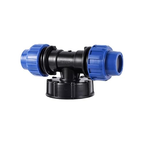MULONGOR 1pc 20/25/32mm Kunststoff PE Rohr T-anschluss Wasser Splitter IBC Wasser Tank Reduzierung T Rohr T-Form Joint Garten Bewässerung Adapter(A) von MULONGOR