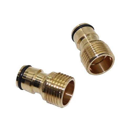 MULONGOR 2 stücke 1/2 "Außengewinde Kupfer Schnell Anschlüsse Gelenke Auto Waschen Rohr Armaturen Hause Garten Homebrew Bewässerung Bewässerung Werkzeug von MULONGOR