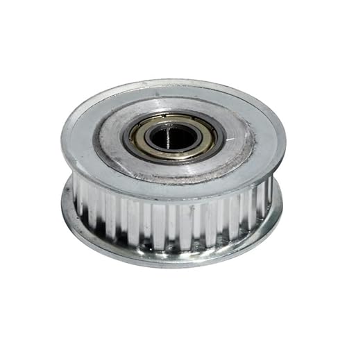 XL 24T Zähne Synchronrad/Umlenkrolle ohne Stufe fertiges Loch mit Lagern 24T Ilder Timing Pulley(7mm,Tooth) von MULONGOR