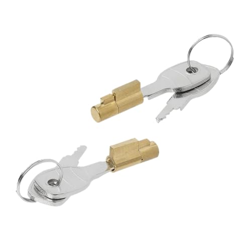 2er Pack Steckschloss für Anhängerkupplung – Diebstahlsicherung Schloss für Kugelkupplung – inkl. je 2 Schlüssel – passend für Alko AK7 AK10/2, Albe EM80-350, Winterhoff WW8-150, SPP ZSK von MULTIBROS