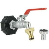 S60X6 Wassertankarmatur – 15 mm verchromter Messinghahn + 20x27 Düse S60X6 Wassertankarmatur – 15 mm verchromter Messinghahn + 20x27 Düse von MULTICUVES