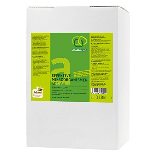 Multikraft Effektive Mikroorganismen Aktiv Dünger – Natürliche Boden- & Pflanzenpflege, umweltfreundlich, Förderung von Wachstum & Gesundheit, ideal für Garten & Landwirtschaft, 10 Liter von Multikraft