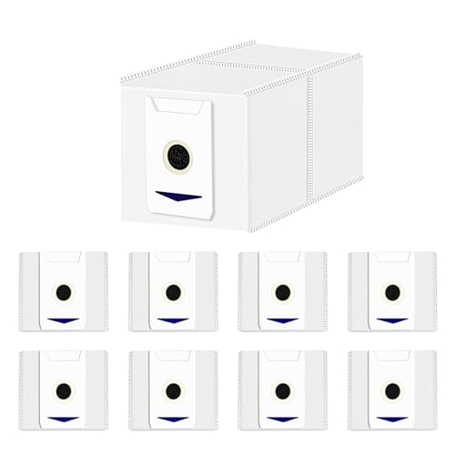9 Stück Staubbeutel Zubehör für Ecovacs Deebot T30 Omni / T30 Pro Omni Saugroboter, 3L Antibakterieller Staubsaugerbeutel mit großem Fassungsvermögen von MULTIM