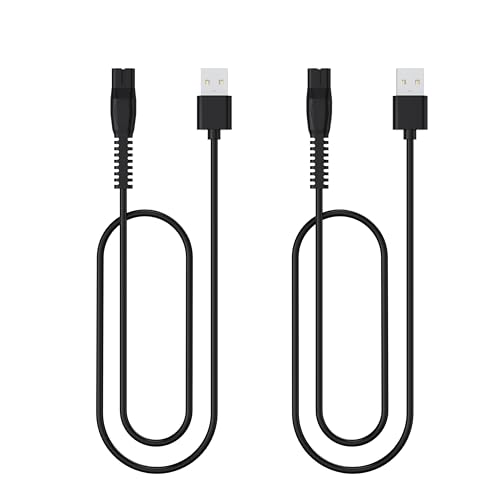 Ladegerät 5 V kompatibel mit Philips Norelco OneBlade 360 USB-Netzteil für One Blade QP2724 QP2734 QP2834 QP2720 QP4631 QP4530 MG7910 MG9510 Ladekabel - 2 Stück Ladegerät 5 V kompatibel mit Philips Norelco OneBlade 360 USB-Netzteil für One Blade QP2724 QP2734 QP2834 QP2720 QP4631 QP4530 MG7910 MG9510 Ladekabel - 2 Stück von MULTIM