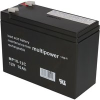 Blei-Akku MP10-12C Pb 12V / 10Ah - Multipower von MULTIPOWER