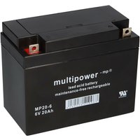 Multipower - Blei-Akku MP20-6 Pb 6V 20Ah M5 von MULTIPOWER