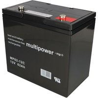 Multipower - Akku kompatibel E-Mobil Dalton PC1450 / PC1350 12V 62Ah von MULTIPOWER