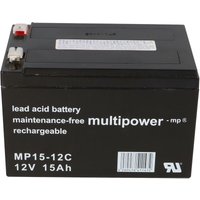 Akku kompatibel E-Mobile Shoprider ez Cooper 12V 15Ah von MULTIPOWER
