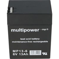 Blei-Akku MP13-6 Pb 6V / 13Ah - Multipower von MULTIPOWER