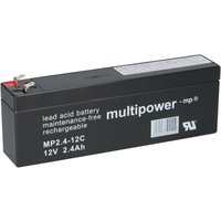 Multipower Blei-Akku MP2,4-12C 12V / 2,4Ah Zyklenfest Multipower Blei-Akku MP2,4-12C 12V / 2,4Ah Zyklenfest von MULTIPOWER