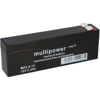 Multipower - Blei-Akku MP2,6-12 Pb 12V 2,6Ah 4,8mm Faston von MULTIPOWER
