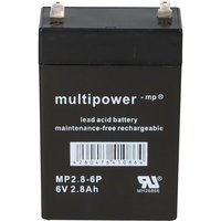 Blei-Akku MP2,8-6P Pb 6V / 2,8Ah - Multipower von MULTIPOWER