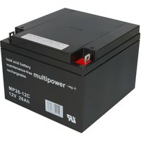 Multipower Blei-Akku MP26-12C Pb 12V 26Ah Zyklenfest, M5 von MULTIPOWER