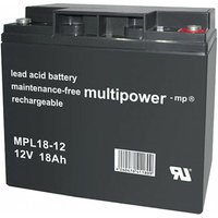 Multipower - Blei-Akku MPL18-12 12V 18Ah Pb von MULTIPOWER